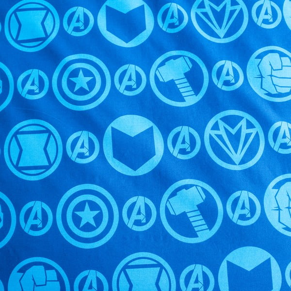 Bavlněné dětské povlečení na jednolůžko se svítícím efektem 140x200 cm Avengers – Jerry Fabrics-image-4