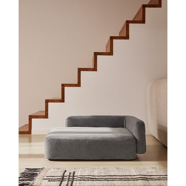 Tmavě šedý pelíšek pro psy 73x60 cm Bowie - Kave Home-image-3