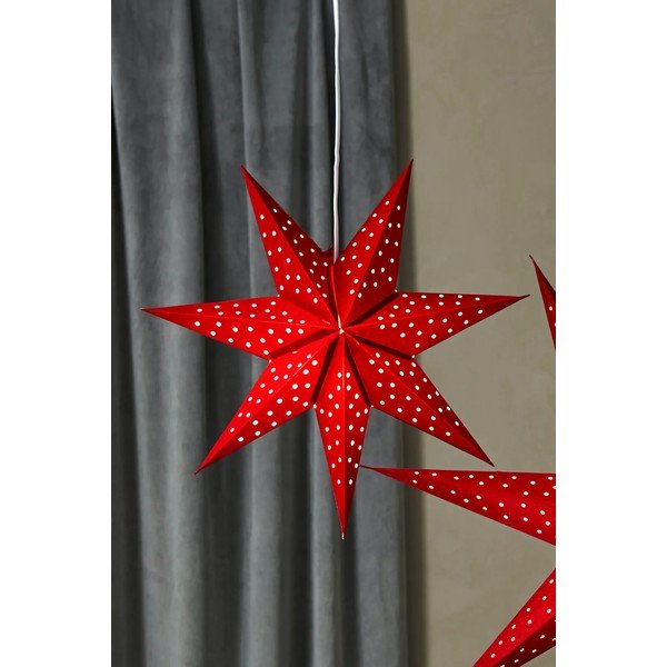 Červená závěsná vánoční světelná dekorace na baterky ø 45 cm Blink – Markslöjd-image-2
