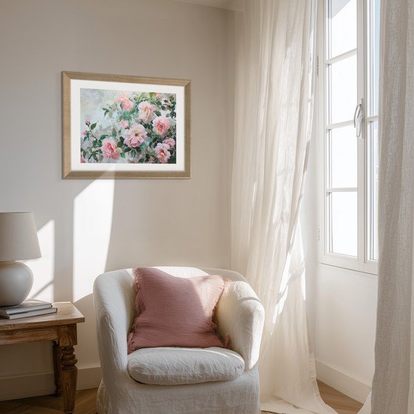 Tištěný obraz s rámem 75x56 cm Blooming Roses – Styler-image-2