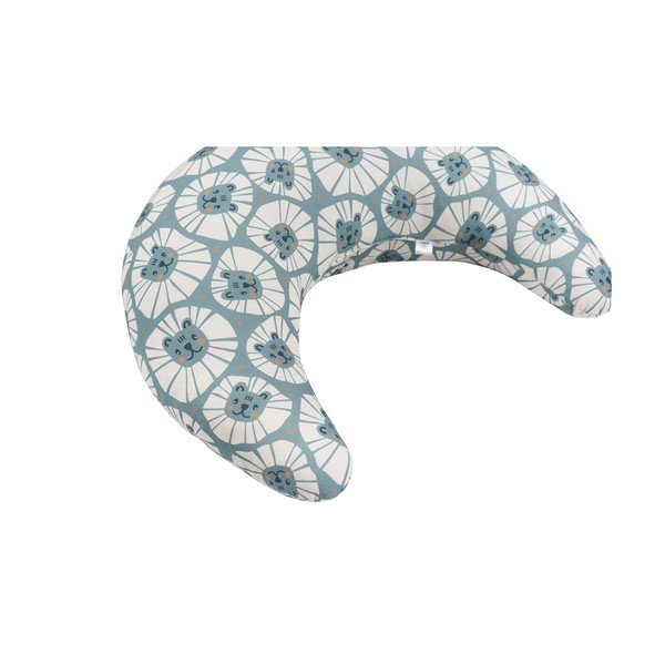 Modrý kojící polštář Denim Lions – Malomi Kids-image-1