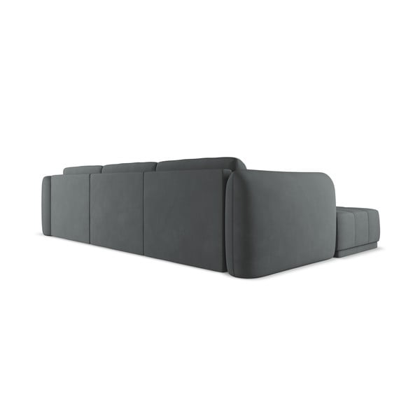 Tmavě šedá rohová pohovka (levý roh) Hoku – Makamii-image-4