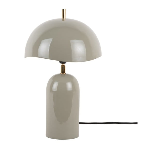 Tmavě šedá stolní lampa (výška 41 cm) Querido  – Leitmotiv