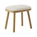 Stolička v bílo-přírodní barvě Paff Tall – UMAGE