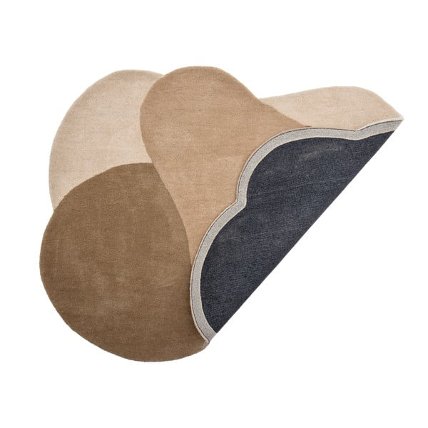 Hnědý vlněný koberec 110x140 cm Denton – Bloomingville-image-4