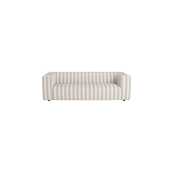 Béžová/krémová žinylková pohovka 220 cm Lisa – Ellos Home-image-2