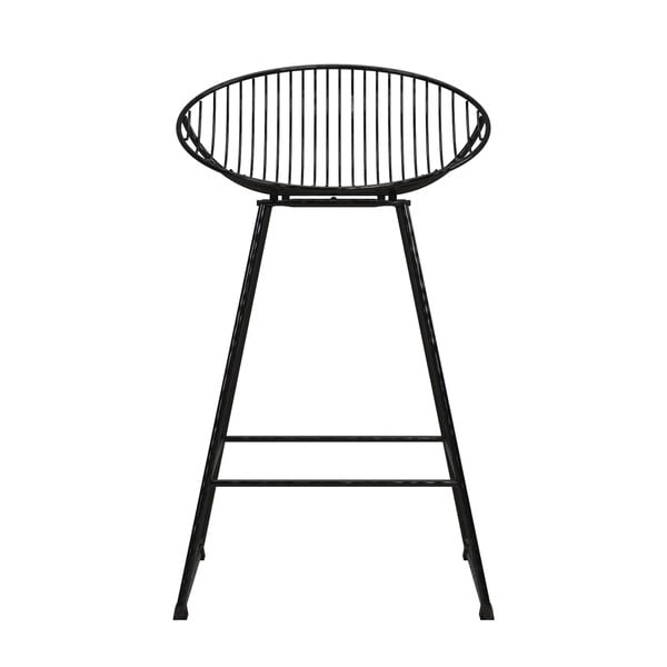 Černá kovová barová židle Ellis – CosmoLiving by Cosmopolitan-image-3