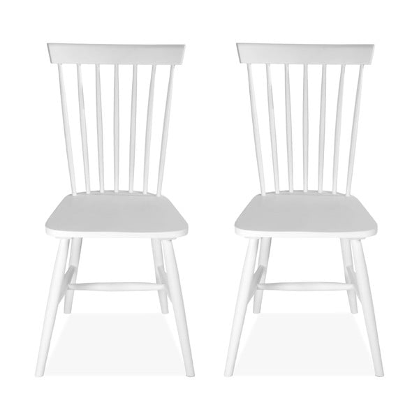 Sada 2 židlí Amb White