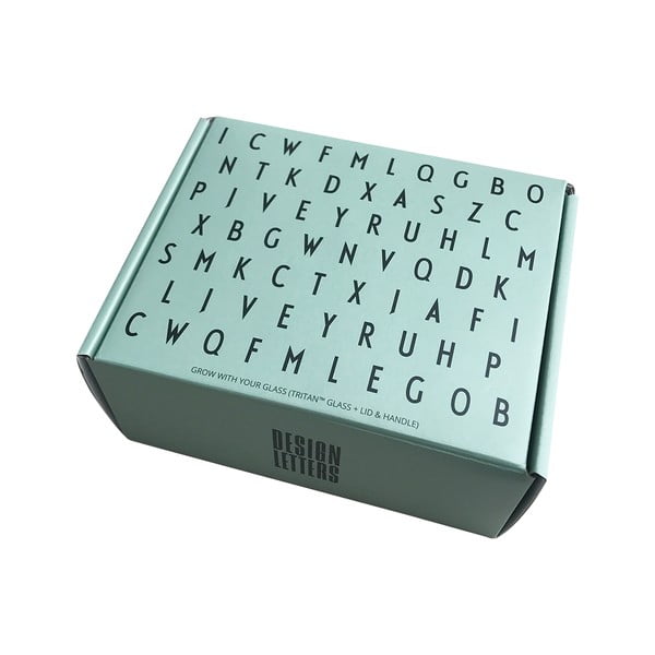 Zelený dětský hrnek Design Letters Grow With Your Cup-image-3