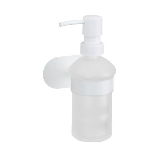 Bílý samodržící skleněný dávkovač mýdla 200 ml Orea – Wenko