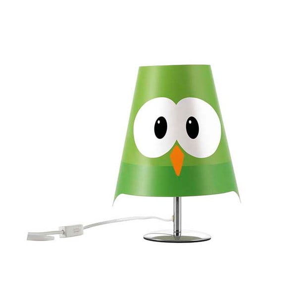 Zelená dětská lampička e-my Lucignolo