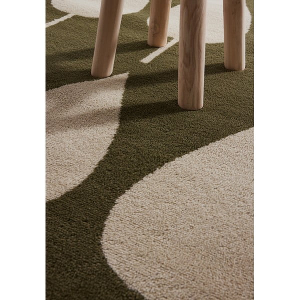 Khaki dětský koberec 120x170 cm Lovely Leaves – Hanse Home-image-2