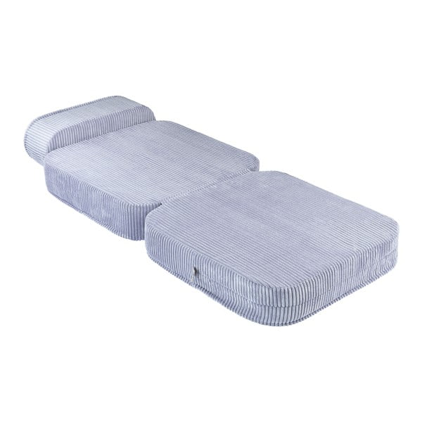 Modré manšestrové dětské křesílko Flip – Wigiwama-image-2