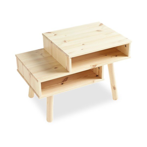 Konferenční stolek z borovicového dřeva v přírodní barvě Karup Design Hako-image-3