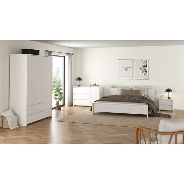 Bílý noční stolek Next – Tvilum-image-4