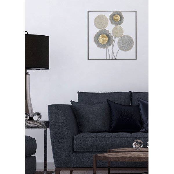 Nástěnná kovová dekorace Mauro Ferretti Squity, 50 x 50 cm-image-1