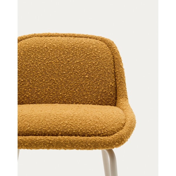Barová židle v hořčicové barvě (výška sedáku 65 cm) Aimin – Kave Home-image-3