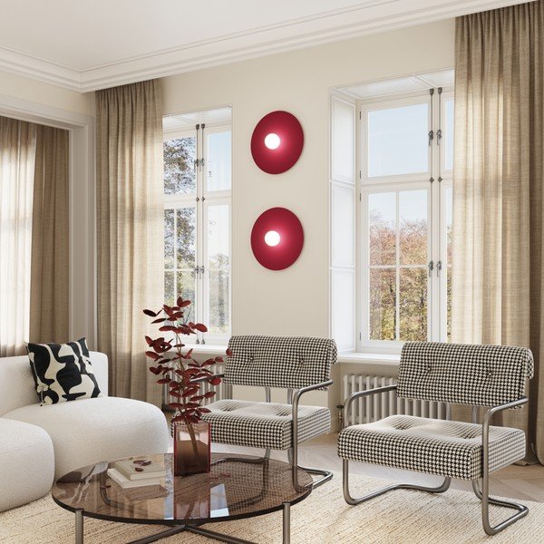 Taupe kovové nástěnné svítidlo ø 50 cm AKE – Thoro-image-4