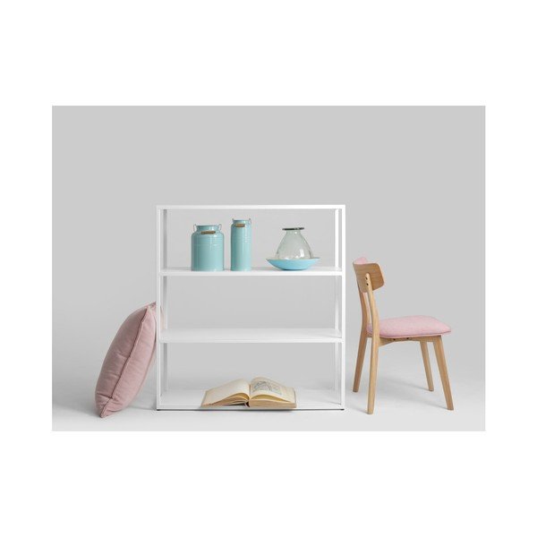 Bílá knihovna CustomForm Hyller, výška 110 cm-image-2