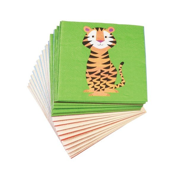 Sada 20 ubrousků Rex London Colourful Creatures-image-2