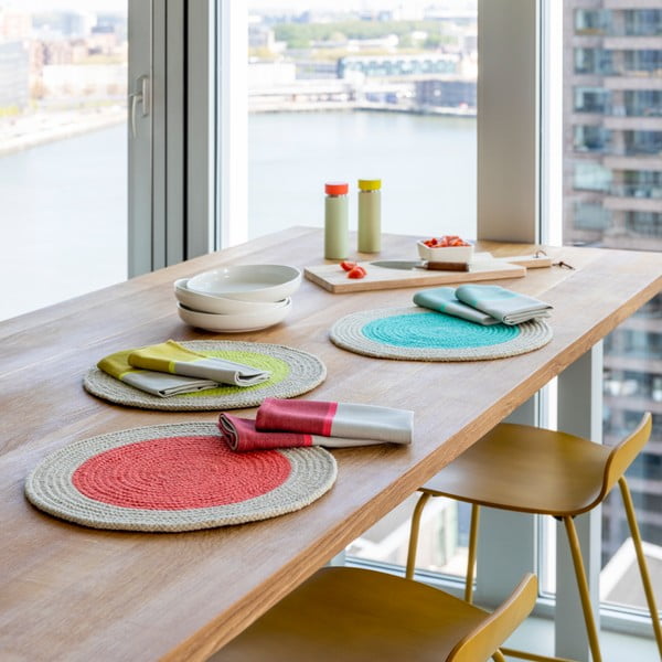 Látkové prostírání 2 ks ø 38 cm Mint - Remember-image-2