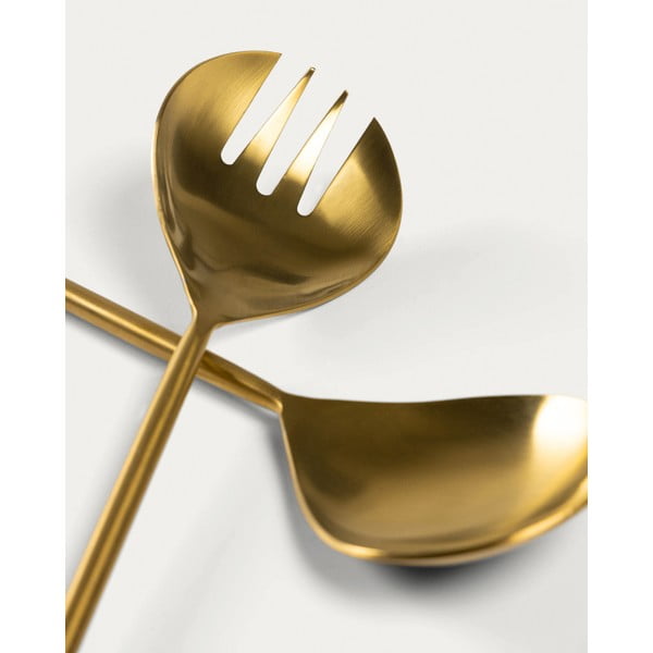 Nerezový salátový příbor 2 ks Lite – Kave Home-image-1