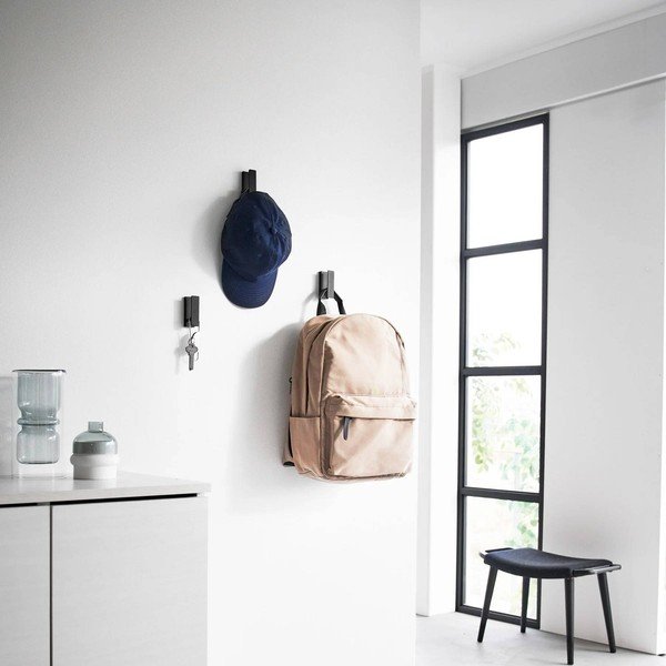 Černé nástěnné kovové háčky v sadě 3 ks Tower – YAMAZAKI-image-4