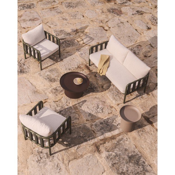 Kovový kulatý zahradní stolek ø 45 cm Arcola – Kave Home-image-3
