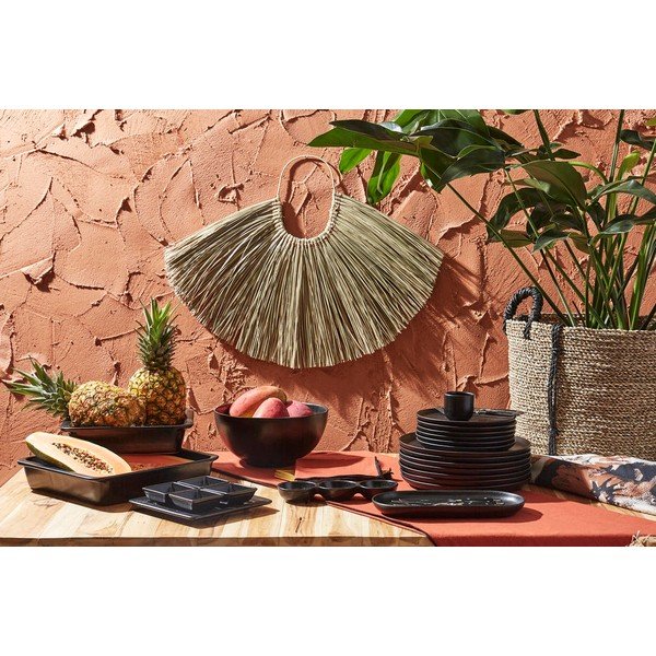 Černá mísa z kameniny ø 26 cm Ingrid – Côté Table-image-1