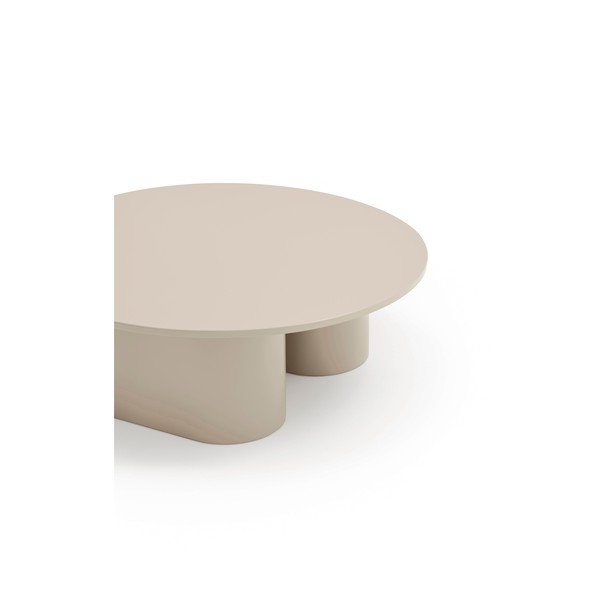 Krémový konferenční stolek 110x111 cm Totem – Teulat-image-2