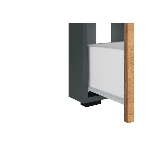 Skříňka pod umyvadlo v dekoru dubu v přírodní barvě 55x35 cm Malika – Støraa-image-4