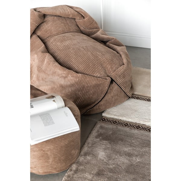 Manšestrový dětský sedací vak v cihlové barvě Cocoon 100 – SLOWDOWN-image-1