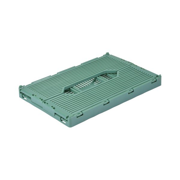 Světle zelený plastový úložný box 40x30x17 cm – Homéa-image-4