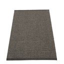 Antracitový vnitřní a venkovní koberec 70x120 cm Emm Black Linen – Pappelina