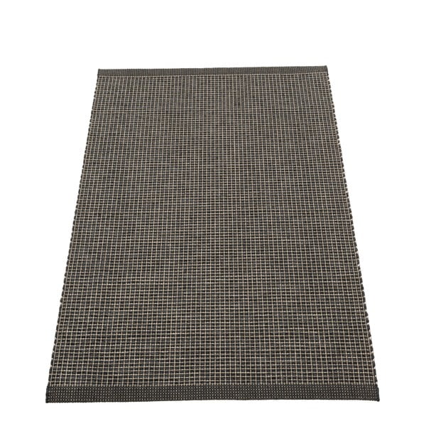 Antracitový vnitřní a venkovní koberec 70x120 cm Emm Black Linen – Pappelina