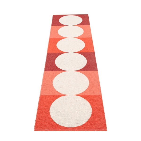 Červeno-krémový vnitřní a venkovní běhoun 70x280 cm Otto Berry – Pappelina-image-2