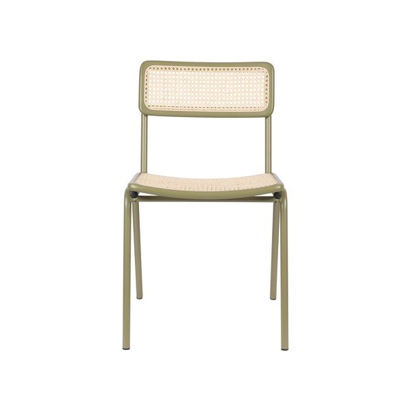 Zelené ratanové jídelní židle v sadě 2 ks Jort - Zuiver-image-3