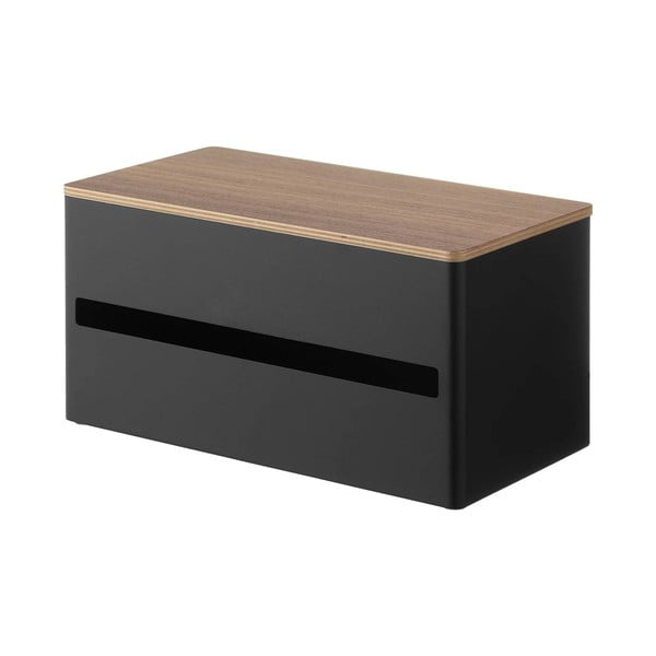 Černý kovový stojan na papírové utěrky Rin – YAMAZAKI