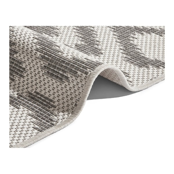 Šedo-krémový venkovní koberec NORTHRUGS Isle, 70 x 200 cm-image-3
