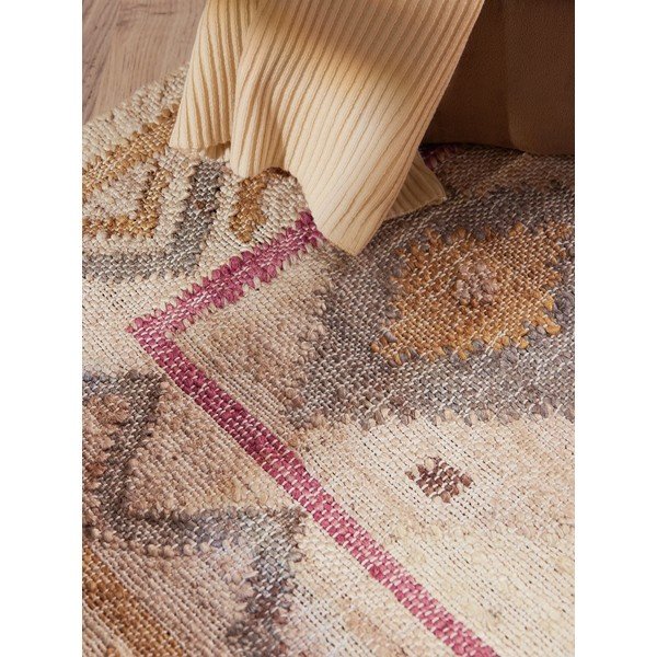 Krémový ručně tkaný jutový běhoun 80x200 cm Roya Imani – Elle Decoration-image-4