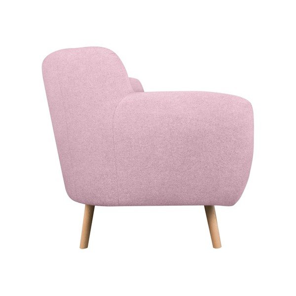 Růžová trojmístná pohovka Kooko Home Pop-image-1
