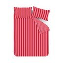 Červené/růžové 3dílné povlečení na dvoulůžko 200x200 cm Stripe Tease – Sassy B