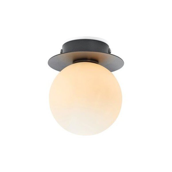 Černobílé stropní svítidlo se skleněným stínidlem ø 10 cm Mini – Markslöjd