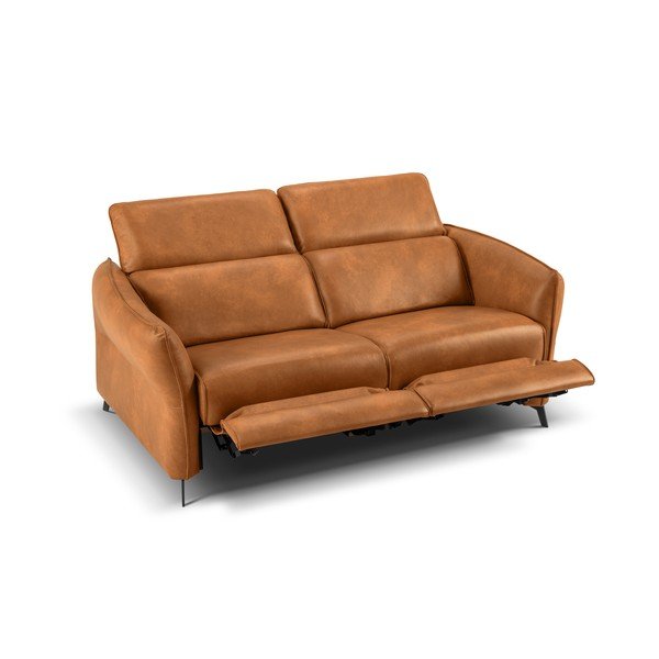 Světle hnědá kožená pohovka 103 cm Hubble – Windsor & Co Sofas-image-3