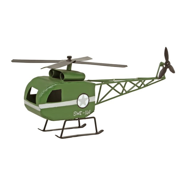 Kovová dekorace ve tvaru vrtulníku Strömshaga