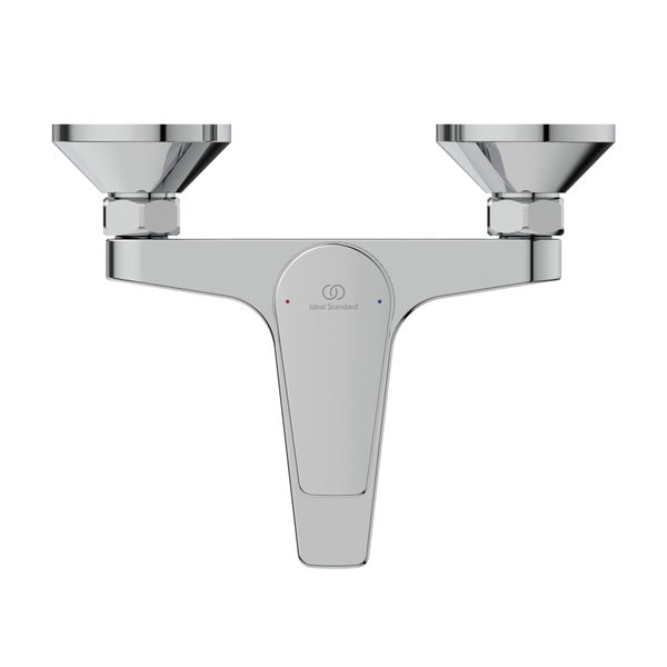 Vanová nástěnná baterie v leskle stříbrné barvě Cerafine D – Ideal Standard-image-3