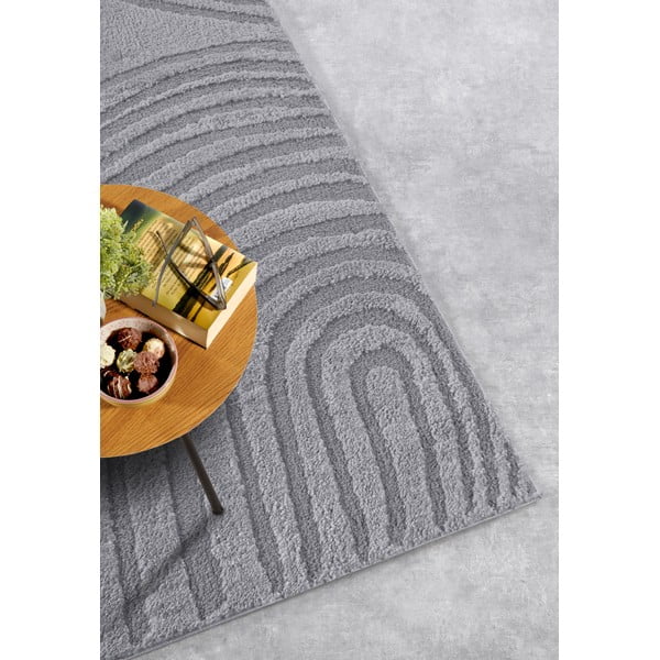 Šedý koberec 200x280 cm Pigment Light Grey – Elle Decoration-image-2