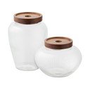 Skleněné dózy v sadě 2 ks Maya – House Nordic