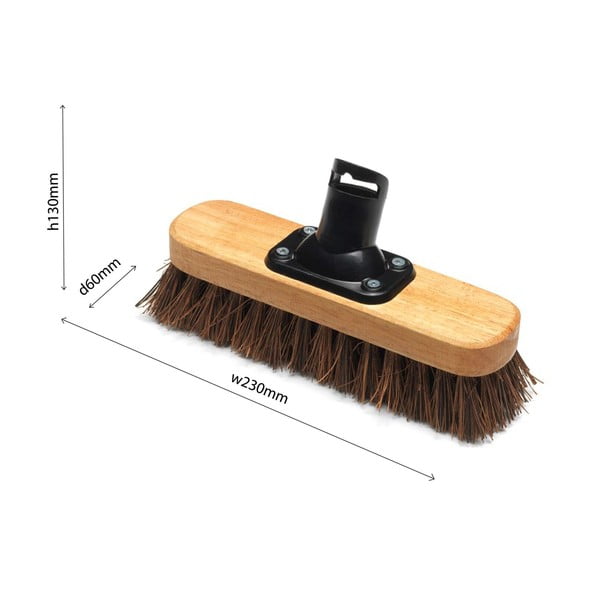 Hlavice na smeták s nylonovými vlákny Addis Varnished, 23 cm-image-1