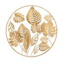 Kovová nástěnná dekorace Jungle - Mauro Ferretti